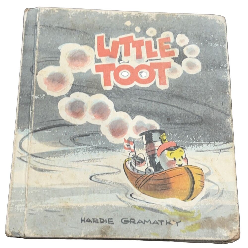 Little Toot Hardie Gramatky 1939 Hardcover Children's Book Illustrated Weekly
